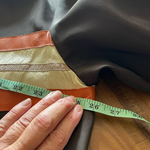 Men’s brown canvas style jacket with genuine leather trim by Wilson’s leather - Picture 4 of 13